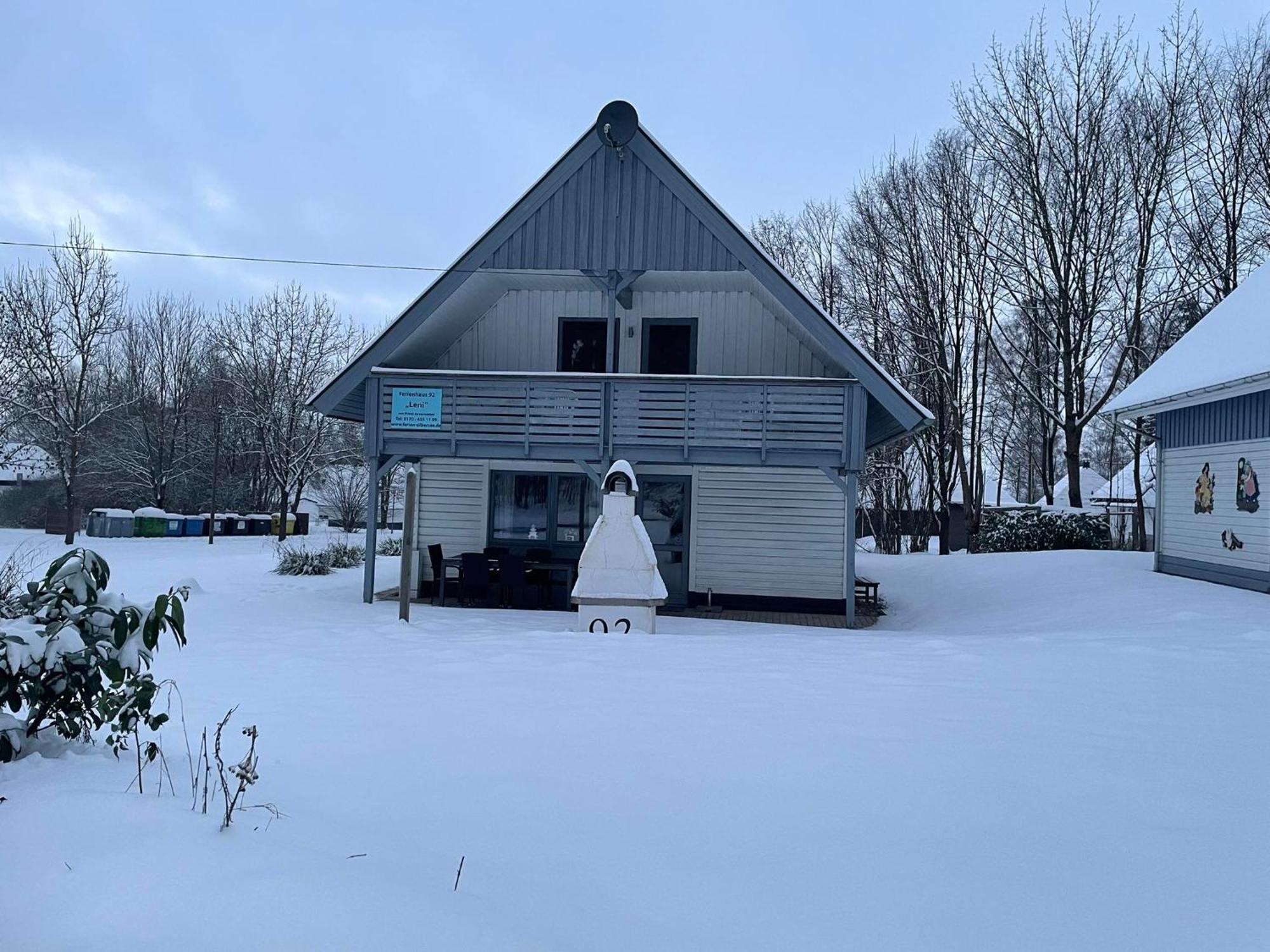 Ferienhaus Am Silbersee Leni Frielendorf Bagian luar foto